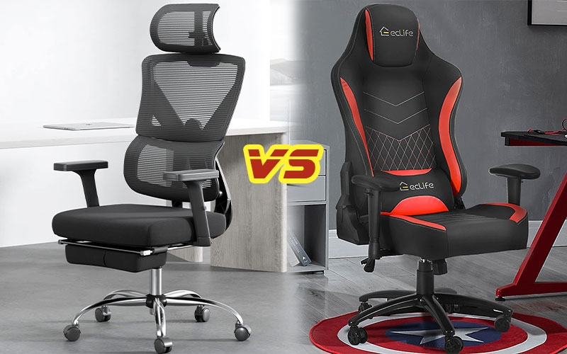 Ghế gaming chân quỳ khác gì so với ghế công thái học 