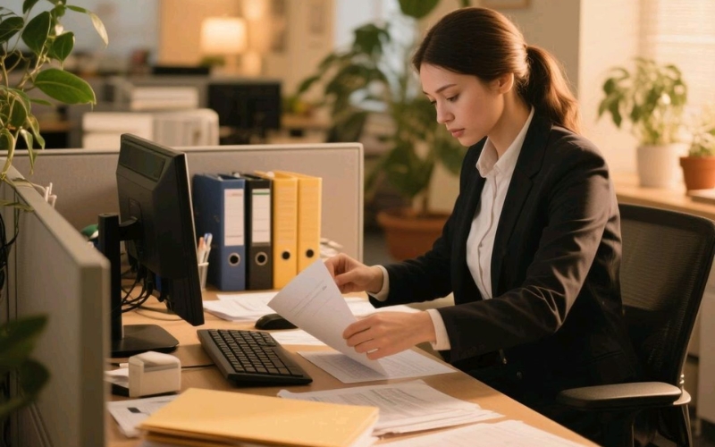 Lý do nên mua bàn làm việc chuyên dụng cho nhân viên kế toán 