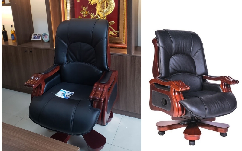 Ghế giám đốc màu đen quyền lực TQ21