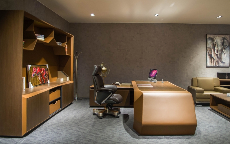 Ghế giám đốc màu đen uy nghiêm YS-1605A