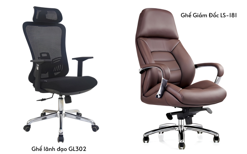 Thiết kế lưng cao cho ghế dòng ghế lưới và ghế giám đốc