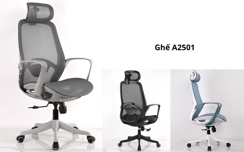 Ghế luwngcao đi kèm tựa đầu A2501