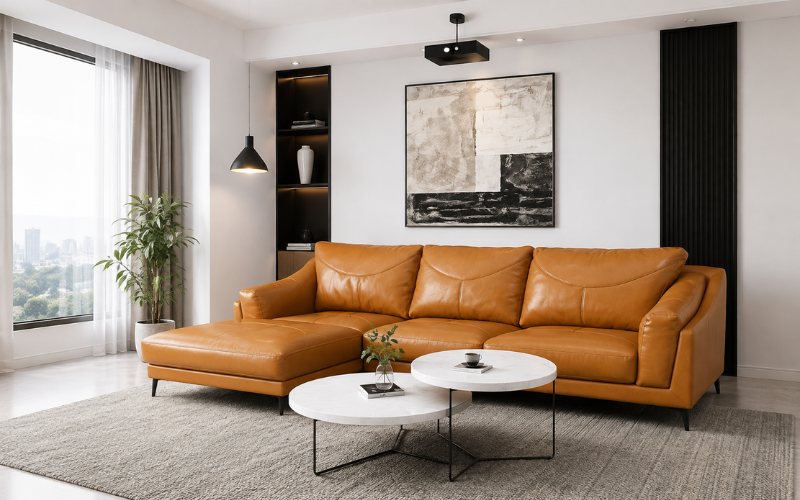 Sofa da cao cấp SF132A 